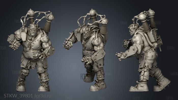 Necromantic Undead Golems Star Frank BIG LIGHTNING 3d stl модель для ЧПУ