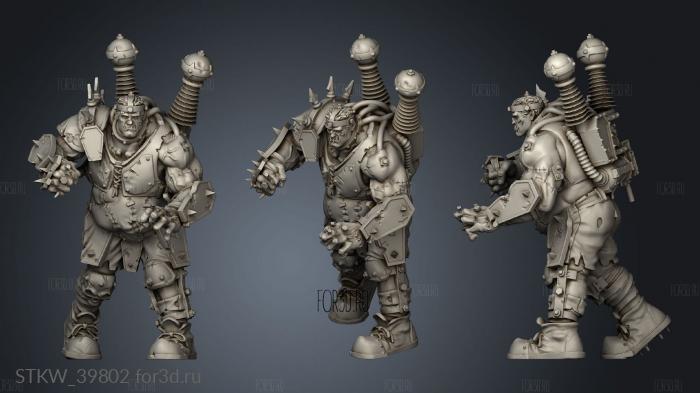 Necromantic Undead Golems Star Frank TINY 3d stl модель для ЧПУ