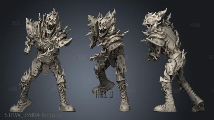 Necromantic Undead Skeletons Stars Bruce 3d stl модель для ЧПУ