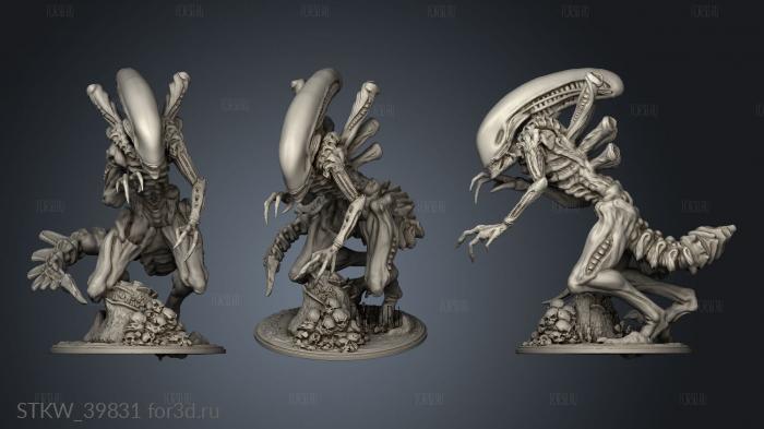 Nemesis Aliens adulto 3d stl модель для ЧПУ