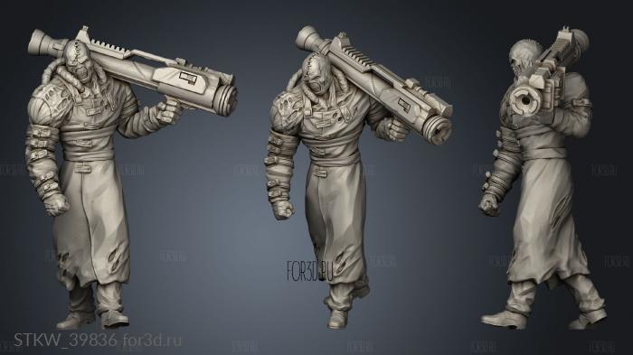 Nemesis Resident Evil 3d stl модель для ЧПУ