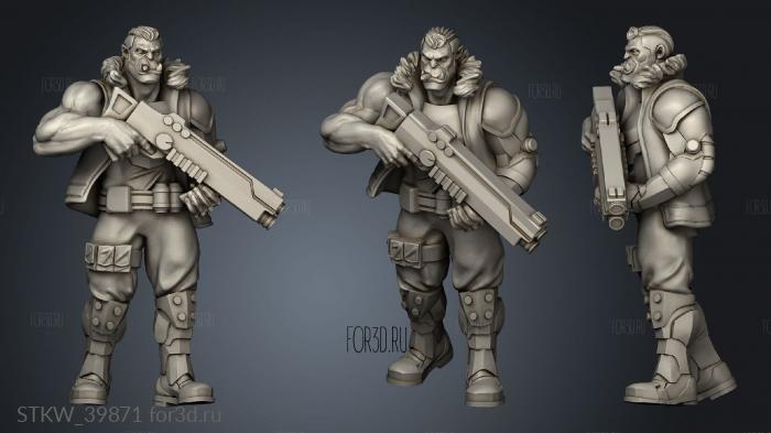 Nick Chromebane stl model for CNC