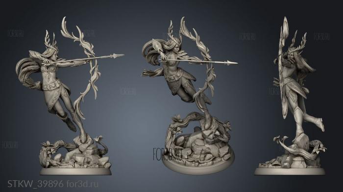 Niel Elven Queen 3d stl модель для ЧПУ