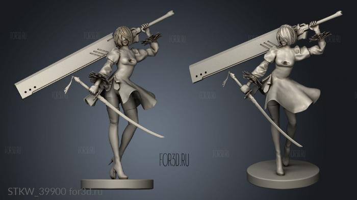 Nier Automata Goha Goha 3d stl модель для ЧПУ