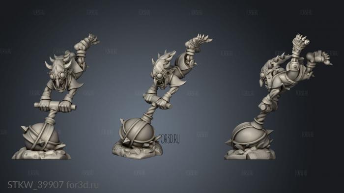 night dodgers goblin fanatic 3d stl модель для ЧПУ