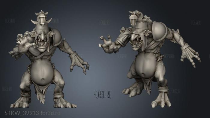 night dodgers troll 3d stl модель для ЧПУ