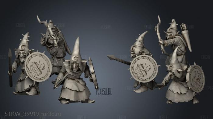 Goblin stl model for CNC