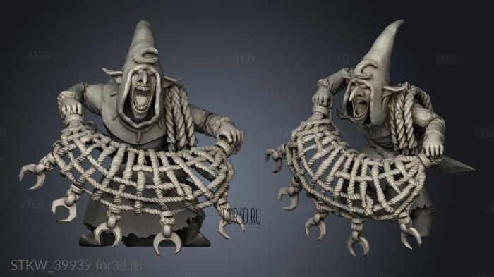 Goblin Netter stl model for CNC