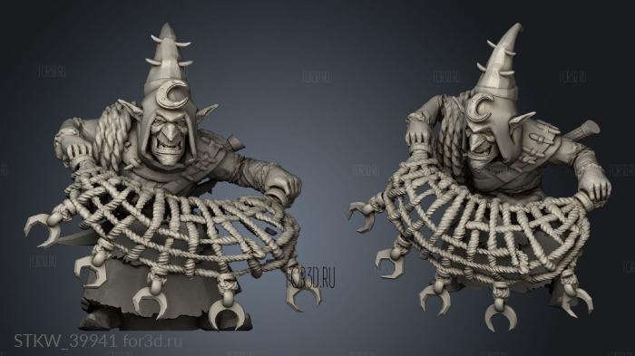 Goblin Netter stl model for CNC