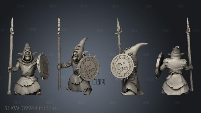 Goblin Spear stl model for CNC