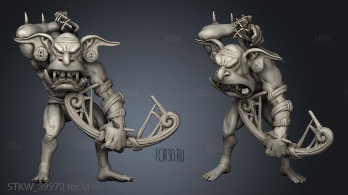 Orc King First Skirmish Silvan Goblin Archers Archer 3d stl модель для ЧПУ