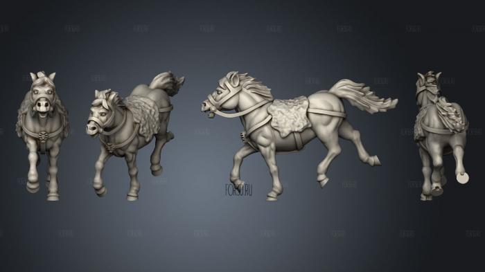 CELTIC HORSE D 3d stl модель для ЧПУ