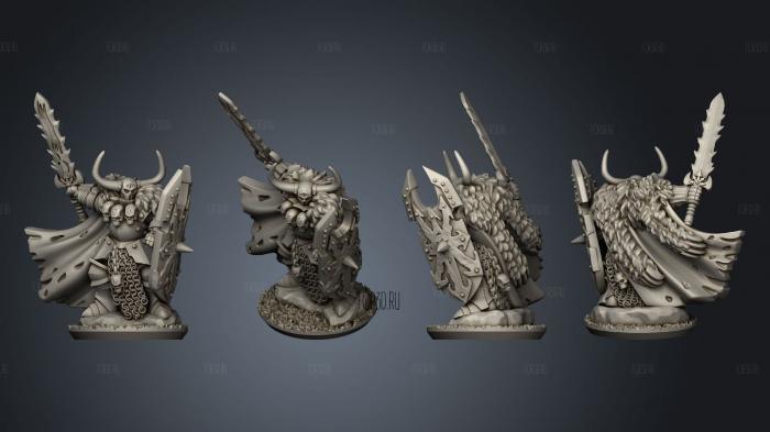 Champion of the End Times 3 stl model for CNC