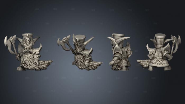 Chaos Dwarves 01 stl model for CNC