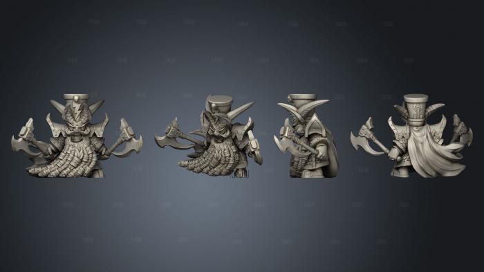 Chaos Dwarves v 2 stl model for CNC