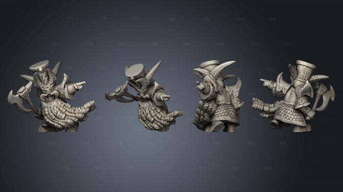 Chaos Dwarves stl model for CNC