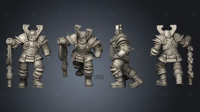 Chaos Warrior 2 th 4 ed 3d stl модель для ЧПУ