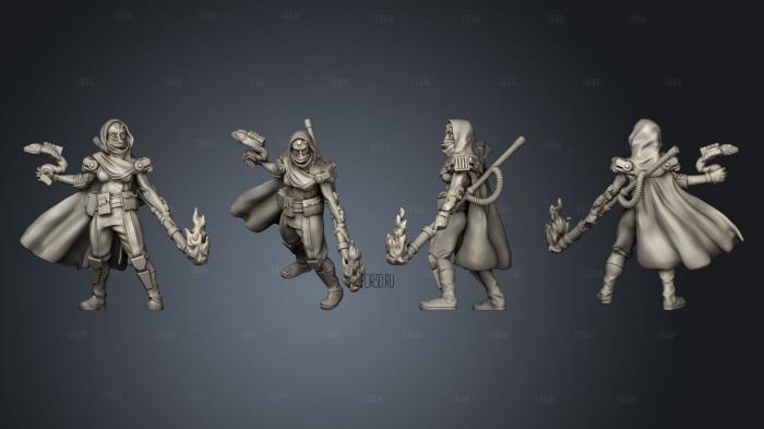 Character Indiana the Graverobber stl model for CNC