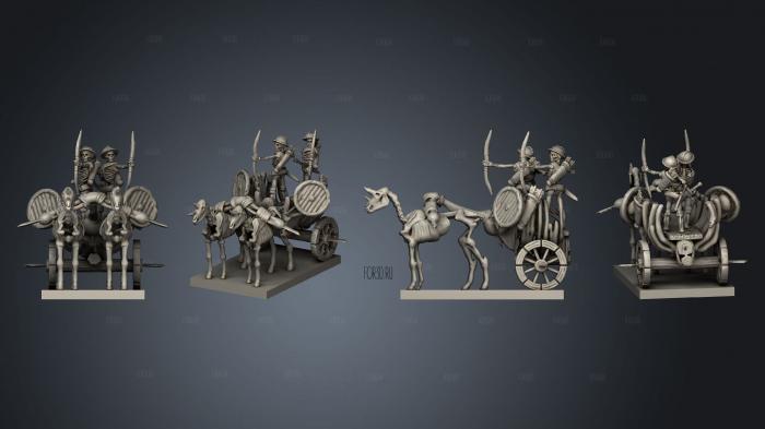 Chariot 3 stl model for CNC