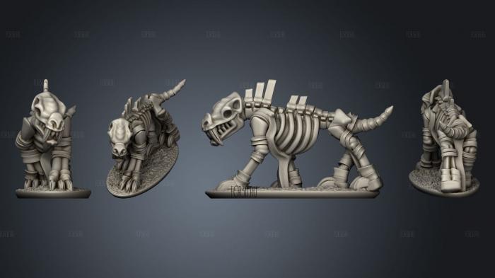 Chariot Lich Monster 01 stl model for CNC