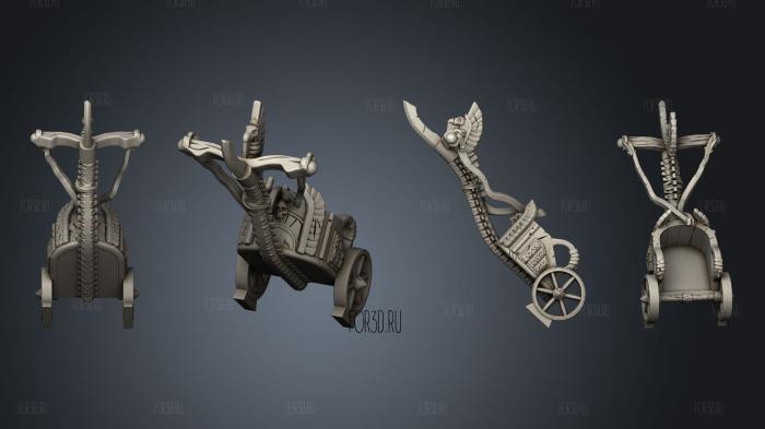 Chariot Lich Without base stl model for CNC