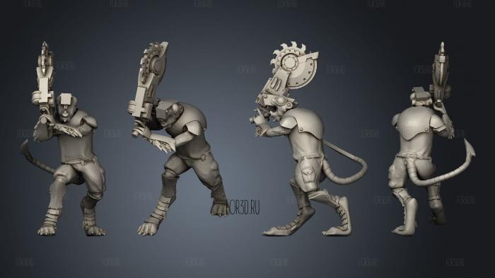 Clawpack Heavy 1 stl model for CNC