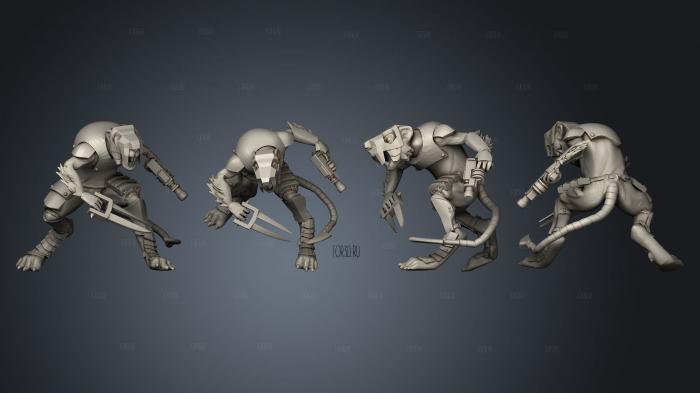 Clawpack Melee 4 stl model for CNC