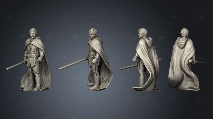 Cloaked Grand Master 02 stl model for CNC