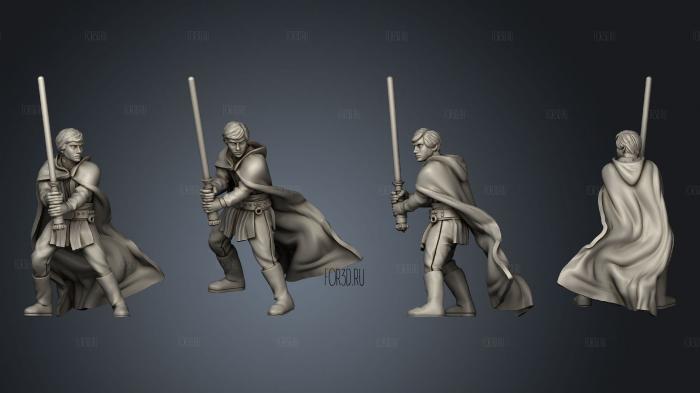 Cloaked Grand Master stl model for CNC