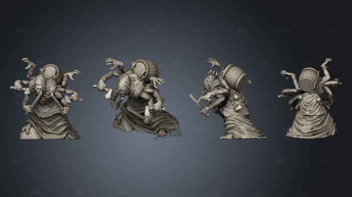 Corpse Collector Attacking stl model for CNC