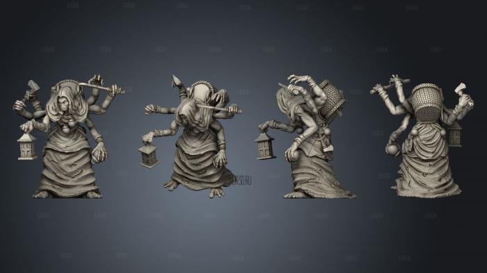Corpse Collector Lamp stl model for CNC
