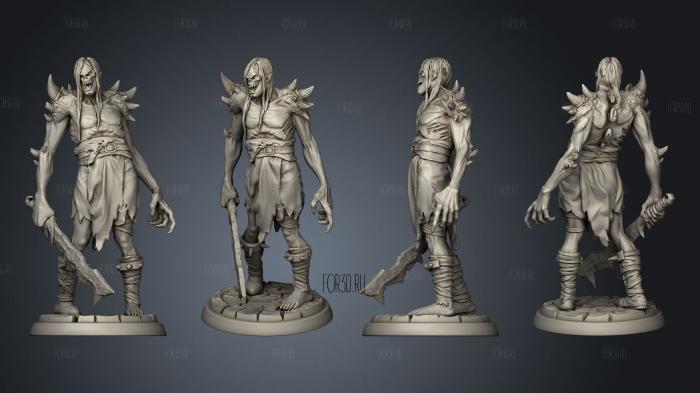 corrupted orc 01 stl model for CNC