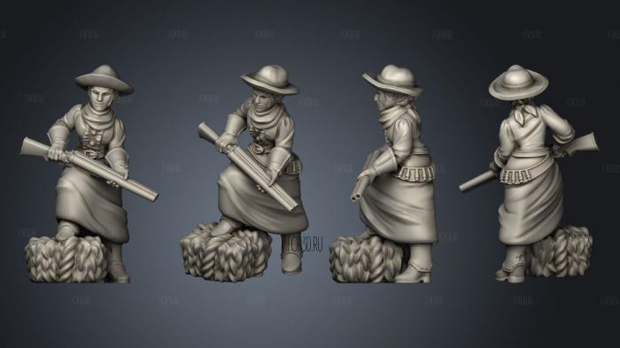 cowgirl stl model for CNC