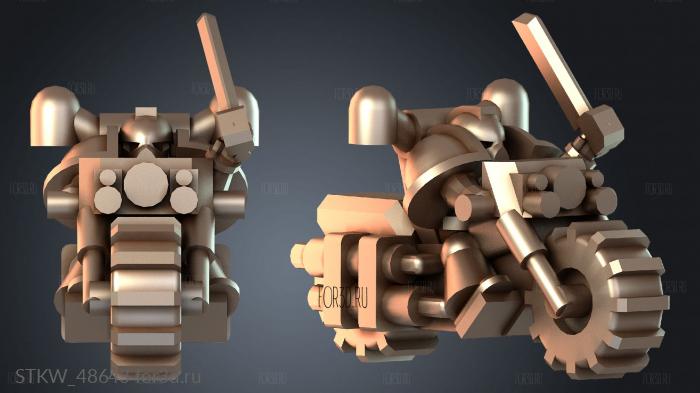 STKW_48643 stl model for CNC