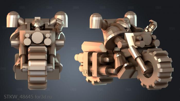 STKW_48645 stl model for CNC