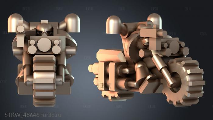 STKW_48646 stl model for CNC