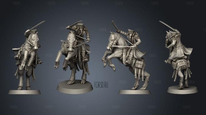 Death Squad Mounted Commissar of the Imperial Force 3d stl модель для ЧПУ