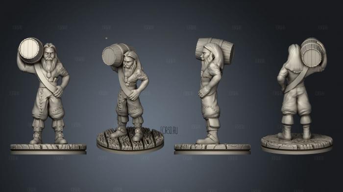 Demon Touched Female Cutlass 016 stl model for CNC