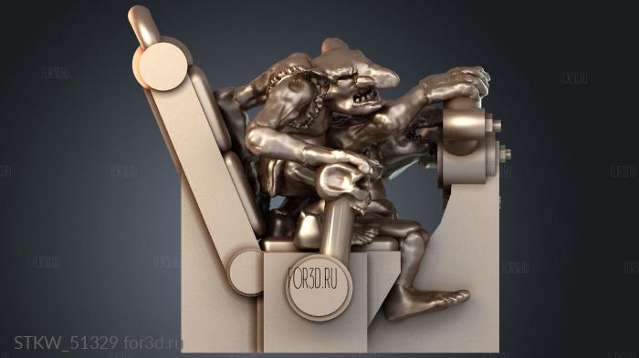 STKW_51329 stl model for CNC