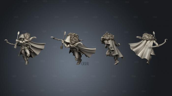 Drow Fighter ver 3 stl model for CNC