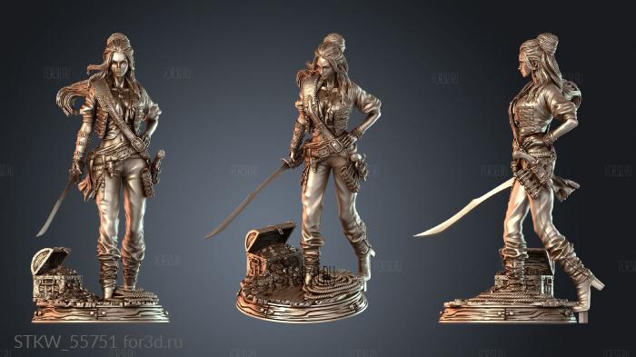 STKW_55751 stl model for CNC