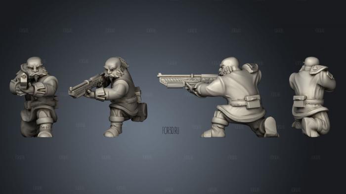 Dwarf rifleman formation v 1 stl model for CNC