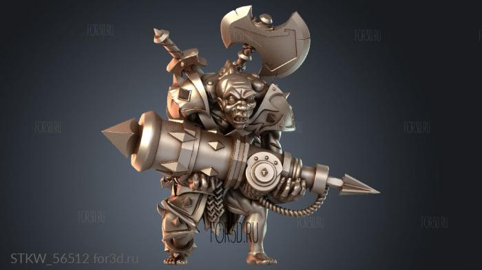 STKW_56512 stl model for CNC