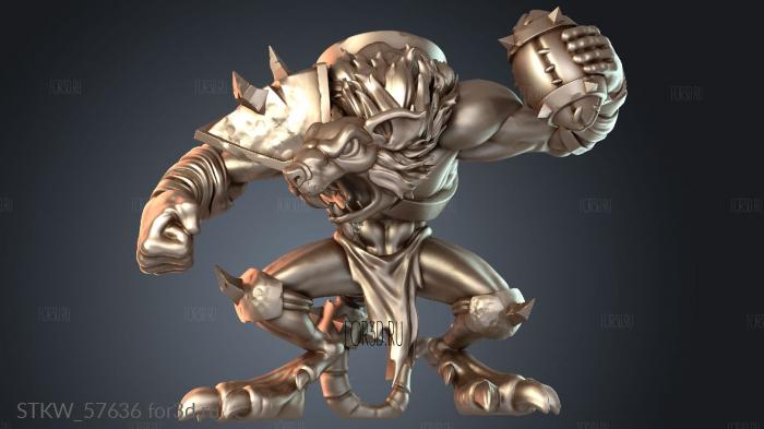 STKW_57636 stl model for CNC