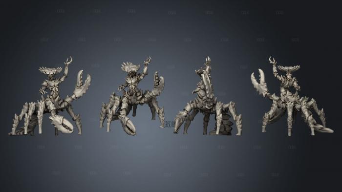 Elemental Creatures Queen of the Malestrom stl model for CNC