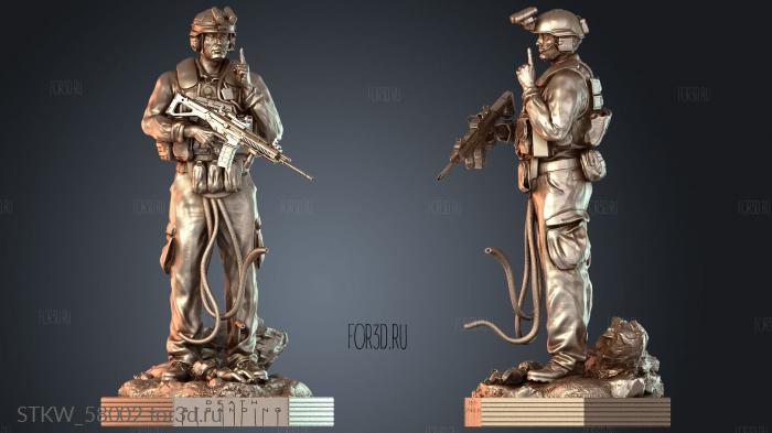 STKW_58002 stl model for CNC