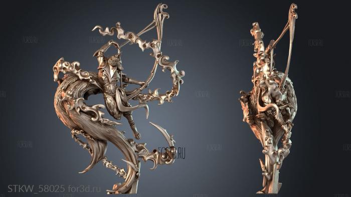 STKW_58025 stl model for CNC