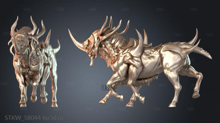 STKW_58044 stl model for CNC