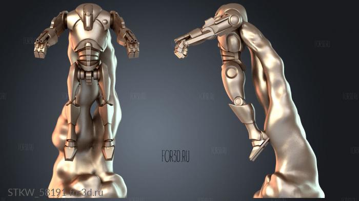 STKW_58191 stl model for CNC
