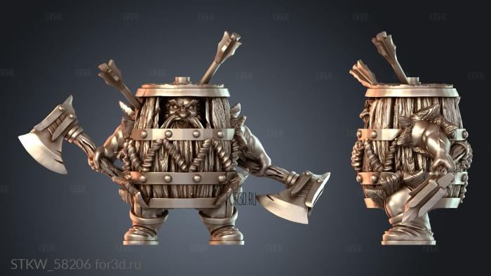 STKW_58206 stl model for CNC